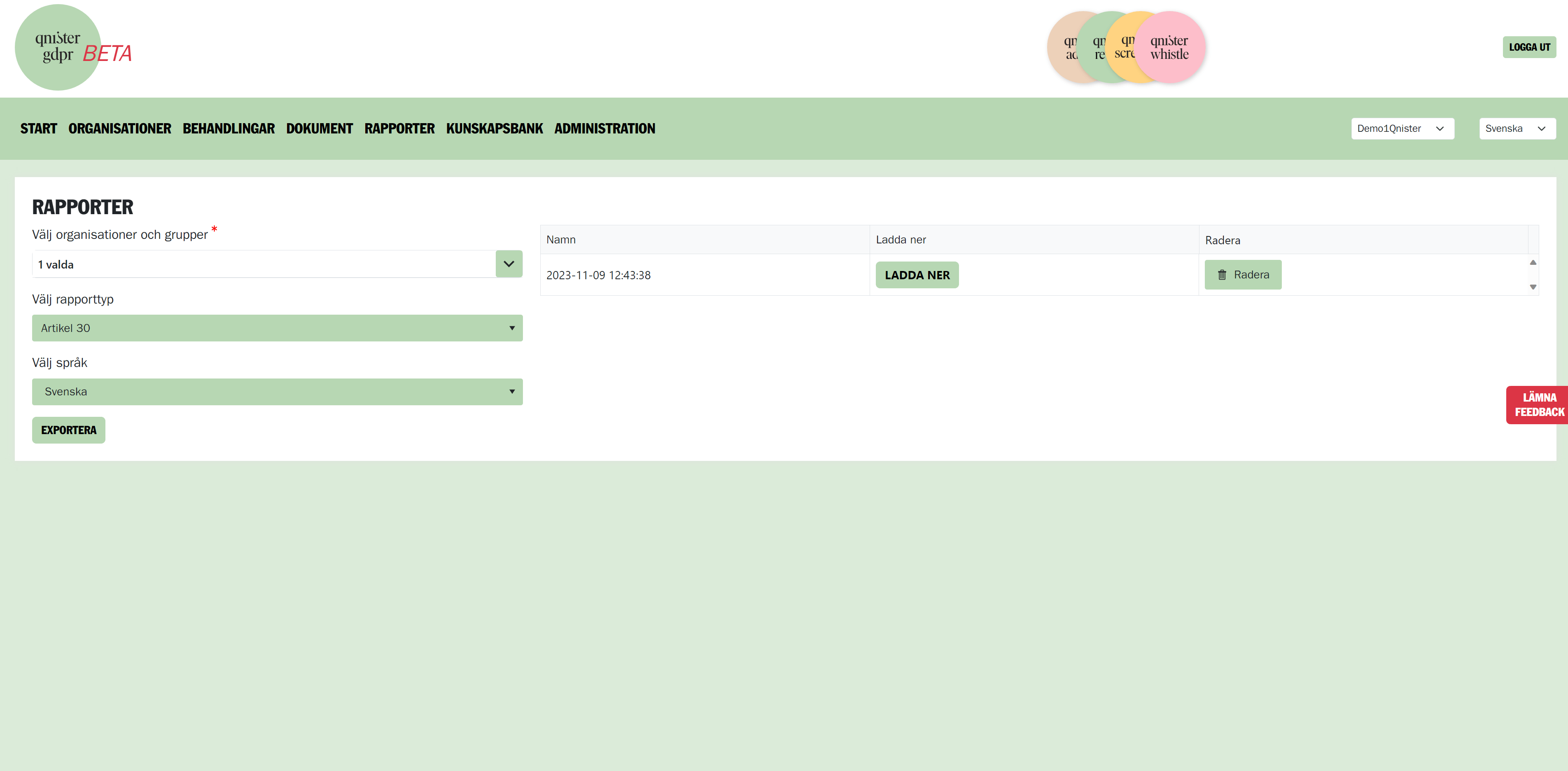 Rapportgenerator