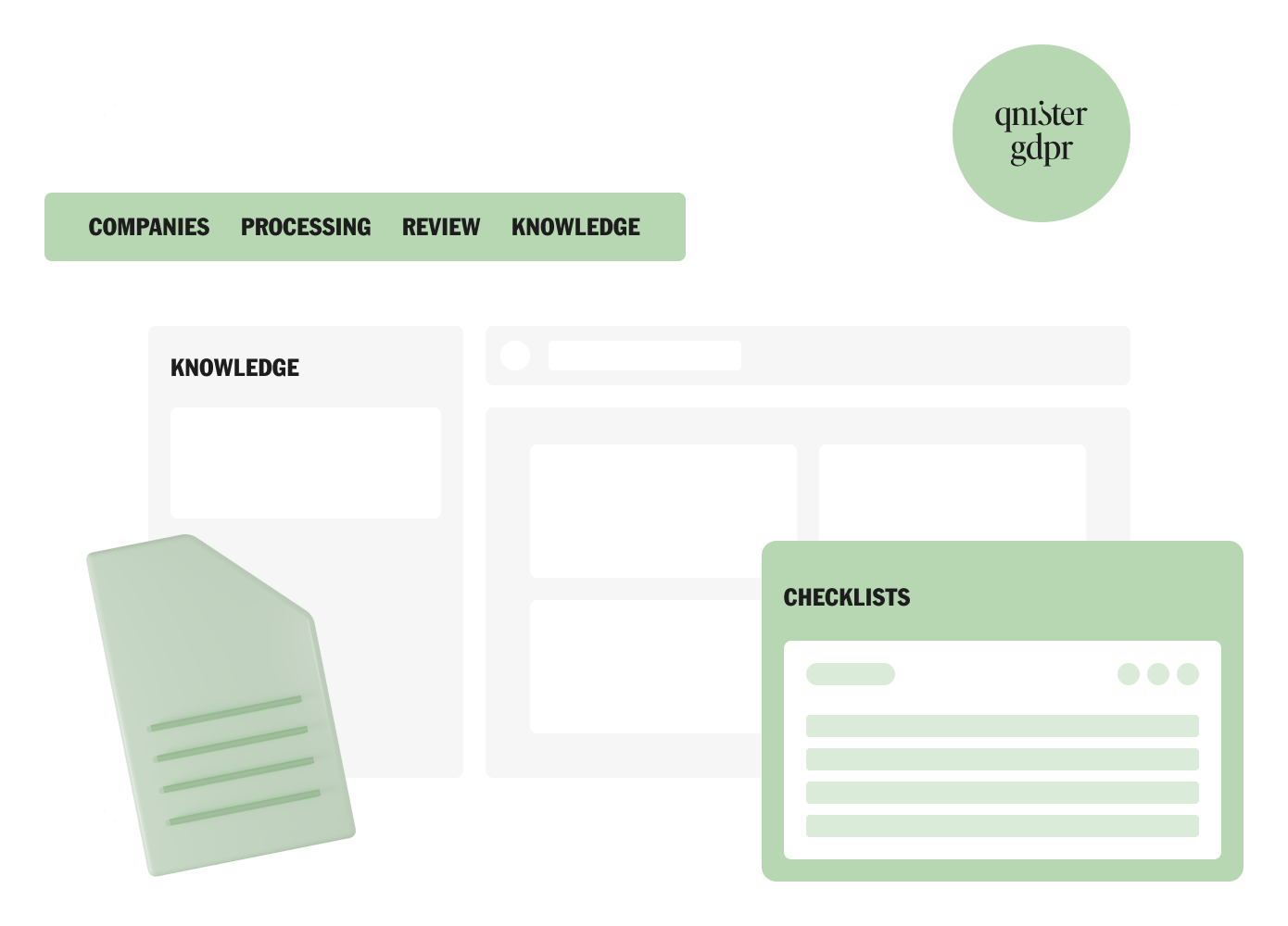 Support for the personal data controller